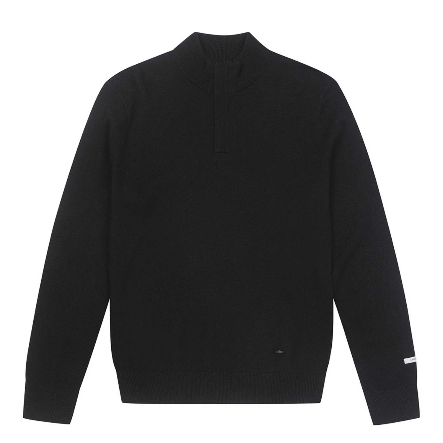 남성 스탠카라 스웨터 니트 블랙 (A0C240139)